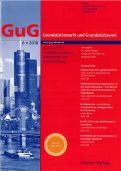 Grundstücksmarkt und Grundstückswert GuG 6 2018